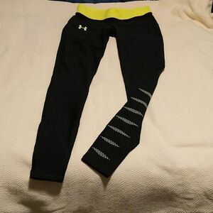 UA fleece cold gear leggings Small